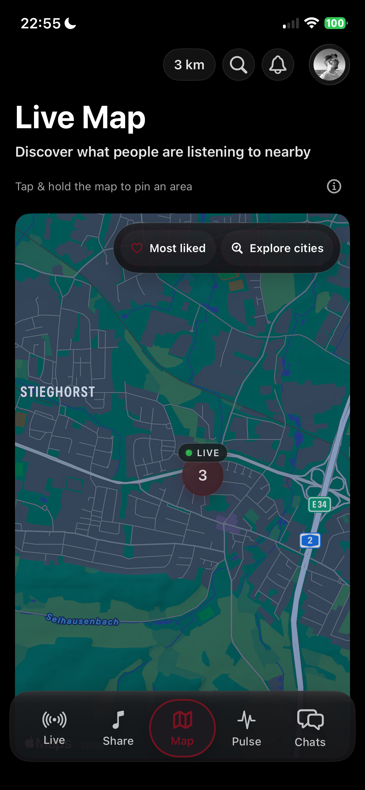 Map tab preview